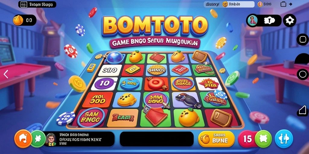 Screenshot gameplay seru dari BOMTOTO Bingo.