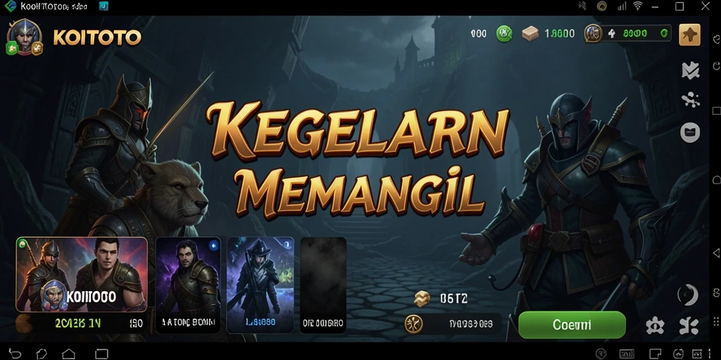 Screenshot gameplay KOITOTO dengan atmosfer Horror menyengat.