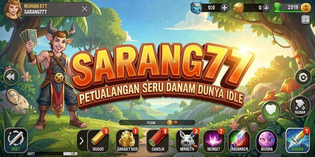 Tampilan gameplay SARANG777 yang menarik dan memukau.