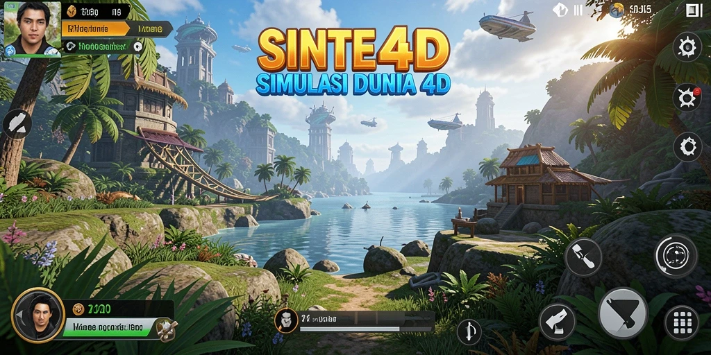 Gameplay SINTE4D yang mendalam dan interaktif.