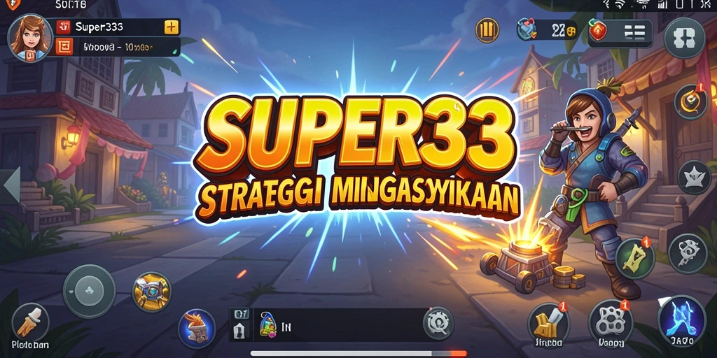 Tampilan gameplay SUPER33 yang penuh strategi aktif.