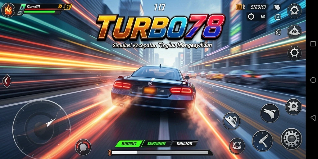 Tampilan menarik dari gameplay TURBO78 yang penuh aksi dan kecepatan.