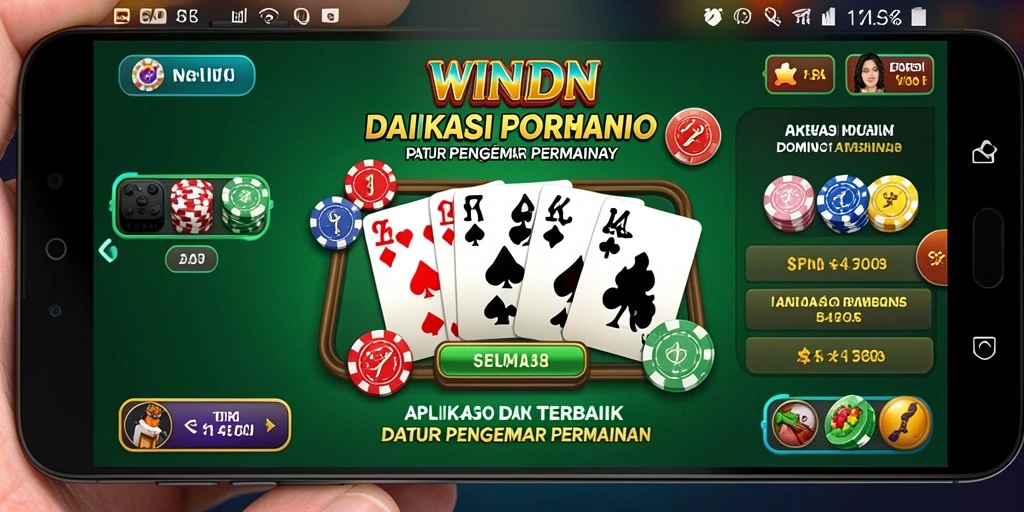 Tampilan gameplay seru dari WINIDN yang menampilkan aksi Domino.